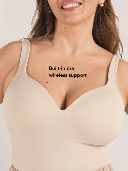 Lissea Essentials Shaping Cami met Sweetheart-hals en Ingebouwde BH